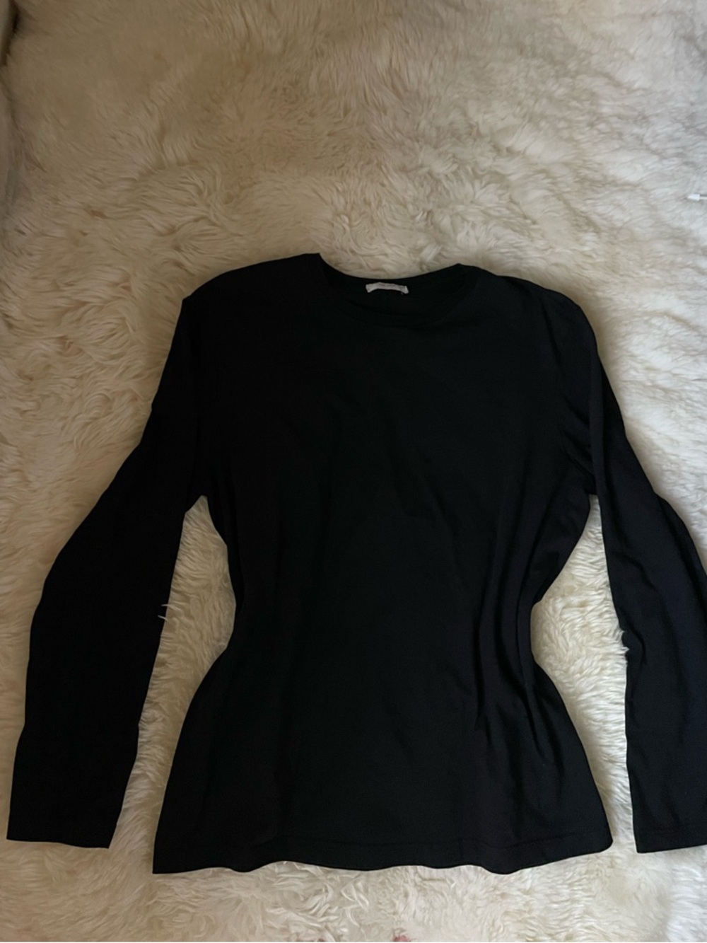 The Row women’s Sherman black long sleeve t shirt